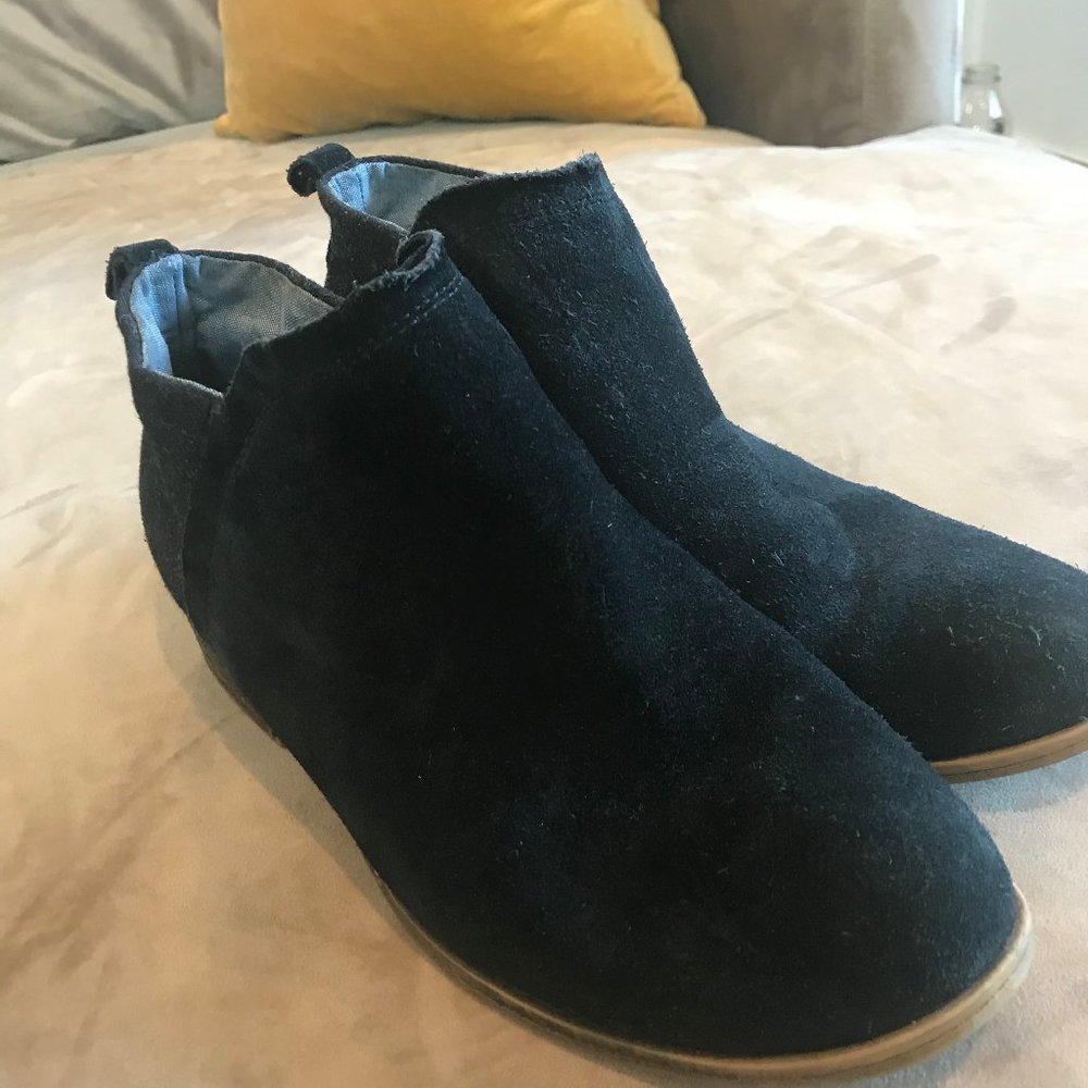Toms Suede and Wool Boots